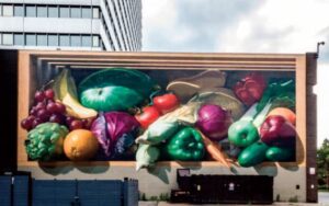 Il murale “Fresh Harvest”