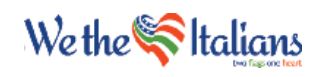 Logo We The Italians Logo We The Italians