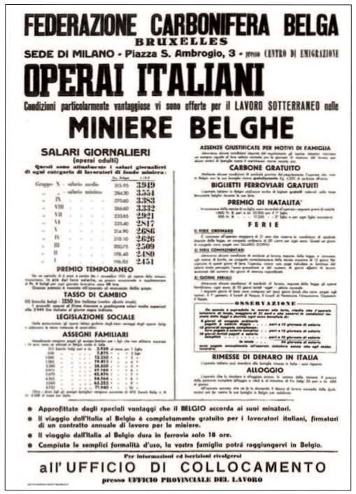 Manifesto di propaganda della Federazione Carbonifera belga Manifesto di propaganda della Federazione Carbonifera belga