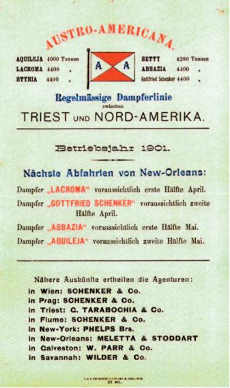 Linee dell'Austro-Americana Linee dell'Austro-Americana