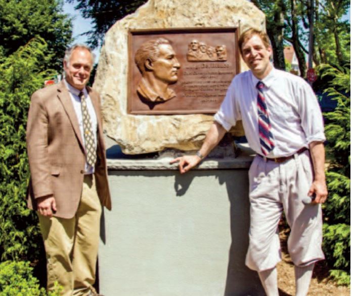 Lou Del Bianco e lo scultore Keropian Lou Del Bianco e lo scultore Keropian