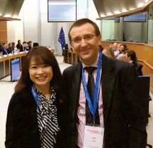Meeting internazionale al Parlamento Europeo sull’intelligenza artificiale Angelo Volpi e Toshie Takahashi della Waseda University di Tokyo