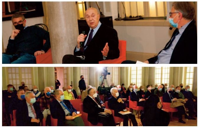 Paolo Mieli e l’assessore regionale Piepaolo Roberti all’assemblea di fine anno dell’Associazione Clape nel Mondo Paolo Mieli e l’assessore regionale Piepaolo Roberti all’assemblea di fine anno dell’Associazione Clape nel Mondo
