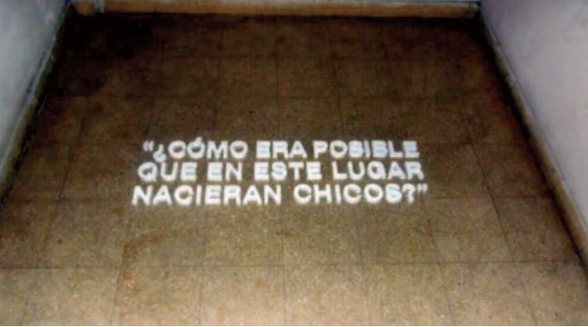 ESMA, la sala parto ESMA, la sala parto