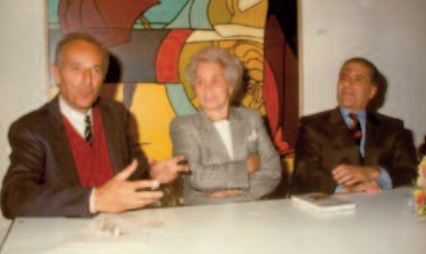 Presentazione di „Essere di paese” a Milano Gina Marpillero con Alcide Paolini e Carlo Castellaneta