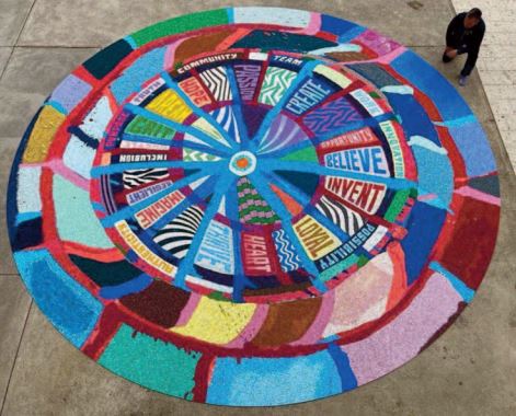 La ruota della vita, Mosaici Artistici Travisanutto La ruota della vita, Mosaici Artistici Travisanutto