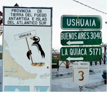 Ushuaia nella Terra del Fuoco Ushuaia nella Terra del Fuoco